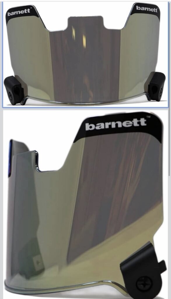 Barnett Visor,Football and Lacrosse Helmet Eye-Shield