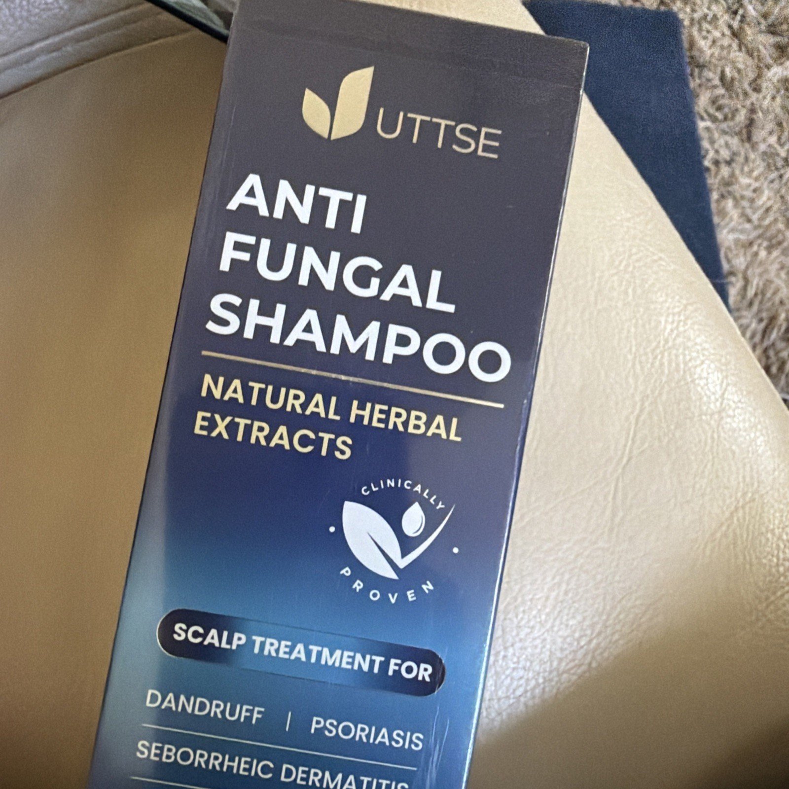 Factory Sealed Uttse Anti-Fungal Shampoo for Scalp 10.1 Fl Oz 300ml Herbal Extra - Image 2