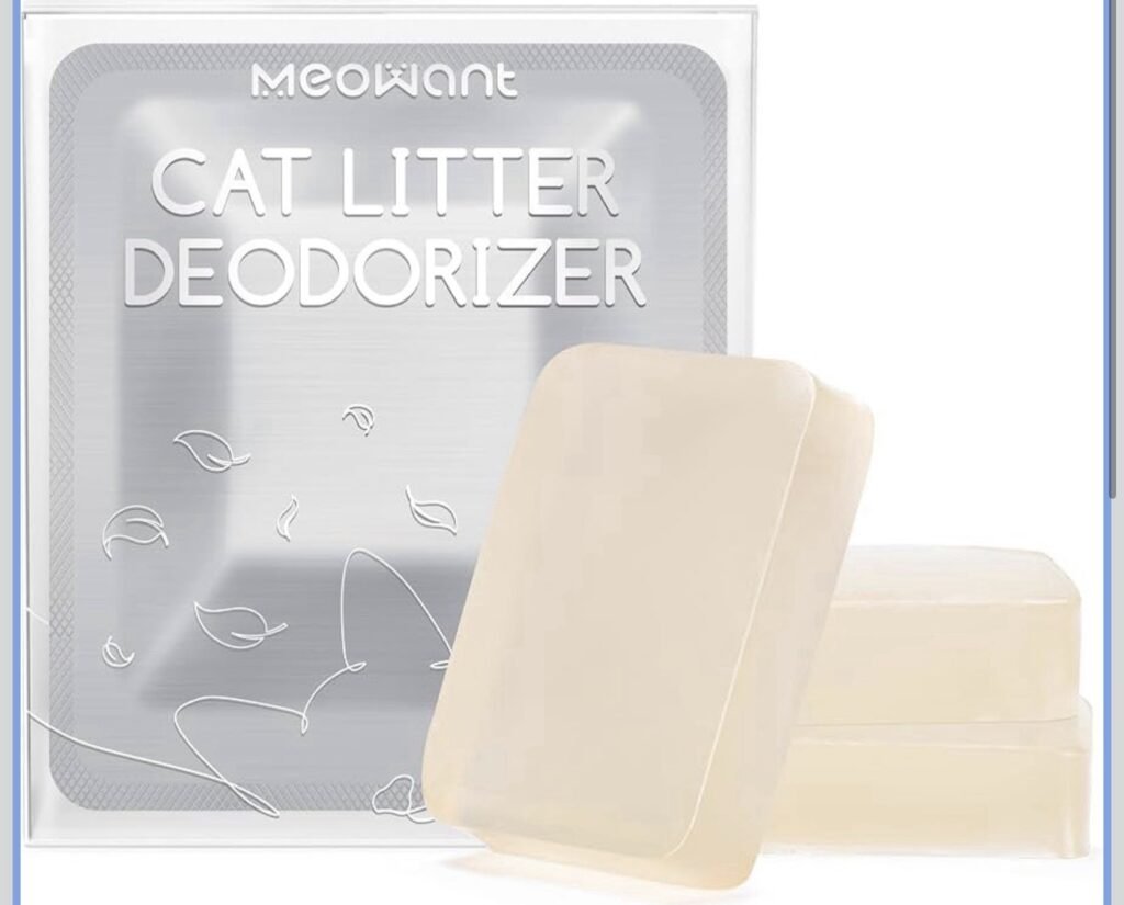 Meowant Pet Odor Eliminator, Automatic Cat Litter Box Odor Deodorant Gel