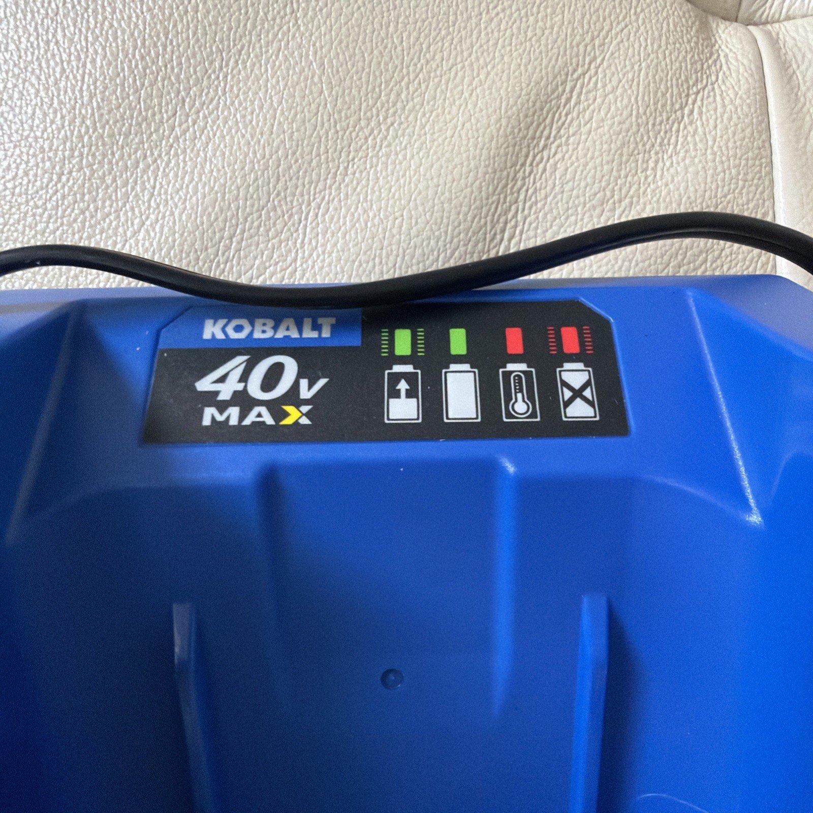Kobalt 40 Volt MAX Lithium-Ion Battery Charger KRC 840-03 Charger Only New No Bx - Image 2
