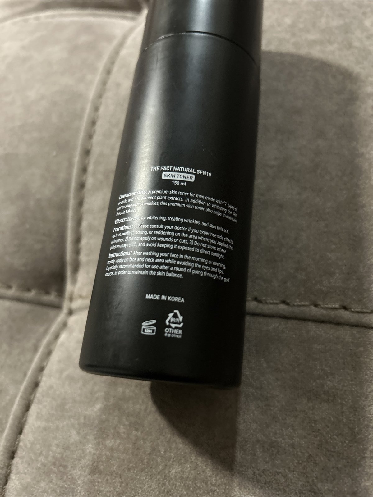 The Fact Men'S Face Toner Moisturizing, Cleansing & Exfoliating Facial Used Once - Image 4