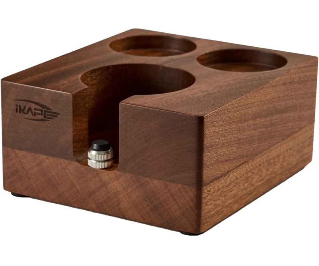 Espresso Tamper Station 51mm 54mm Wooden Coffee Tamper Holder Base Espresso Tamp