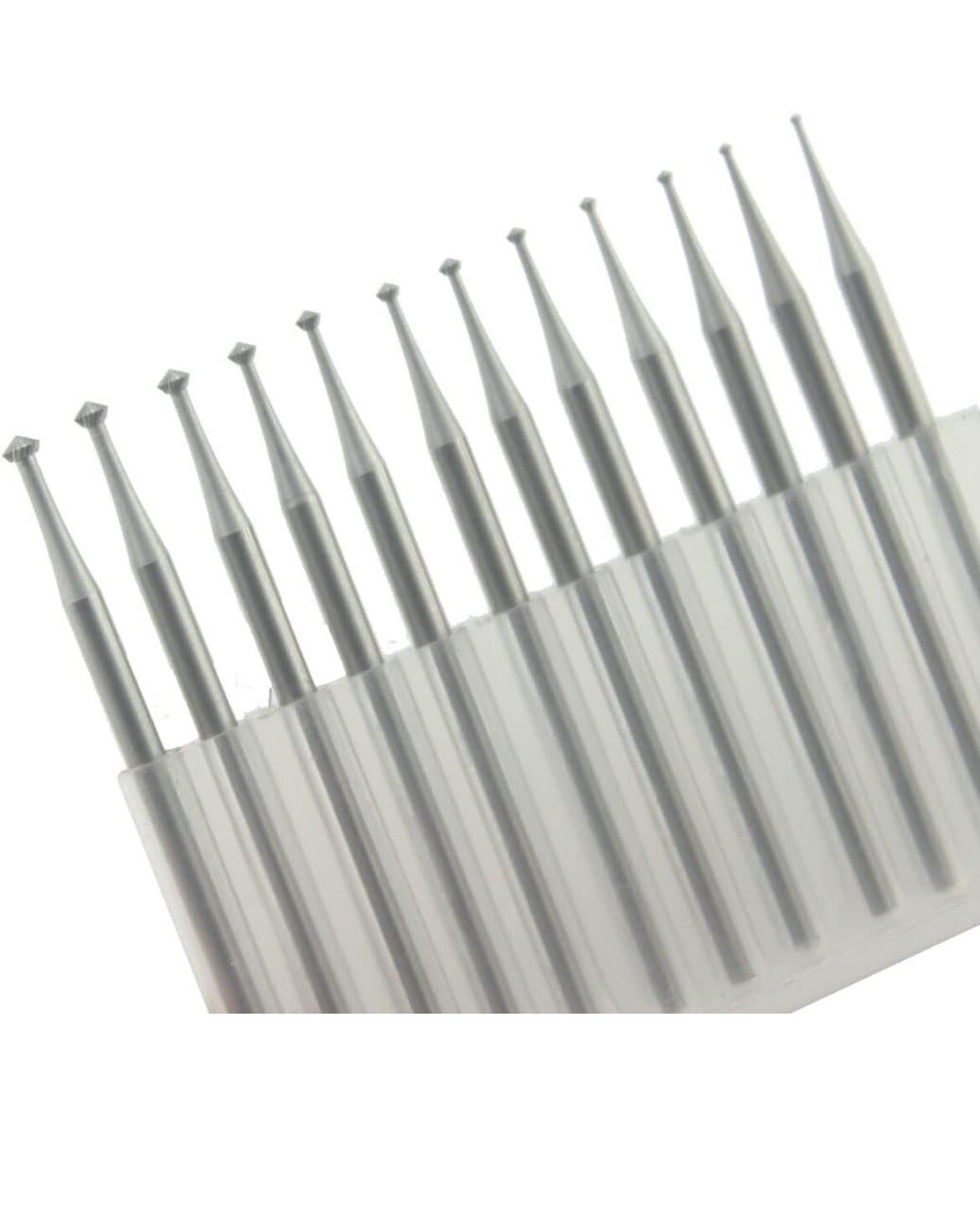 12 Pcs 90º Hart Burr 3 32'' Shank 90 Degree Heart Burs Jewelry Engarving Bits - Image 4