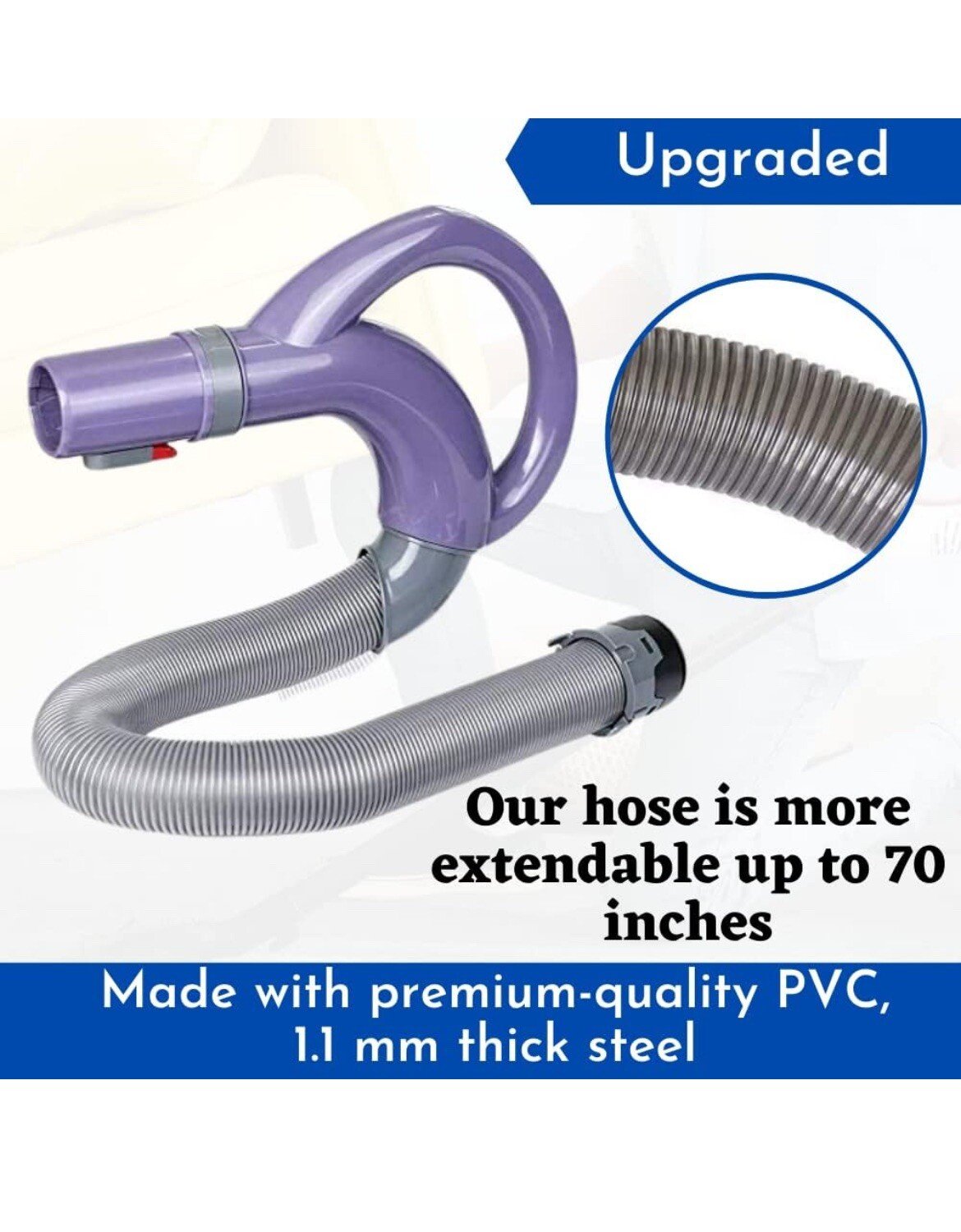 Upgraded Replacement Hose Handle for SharkLift-Away Vacuums for Series NV350 Srs - Image 3