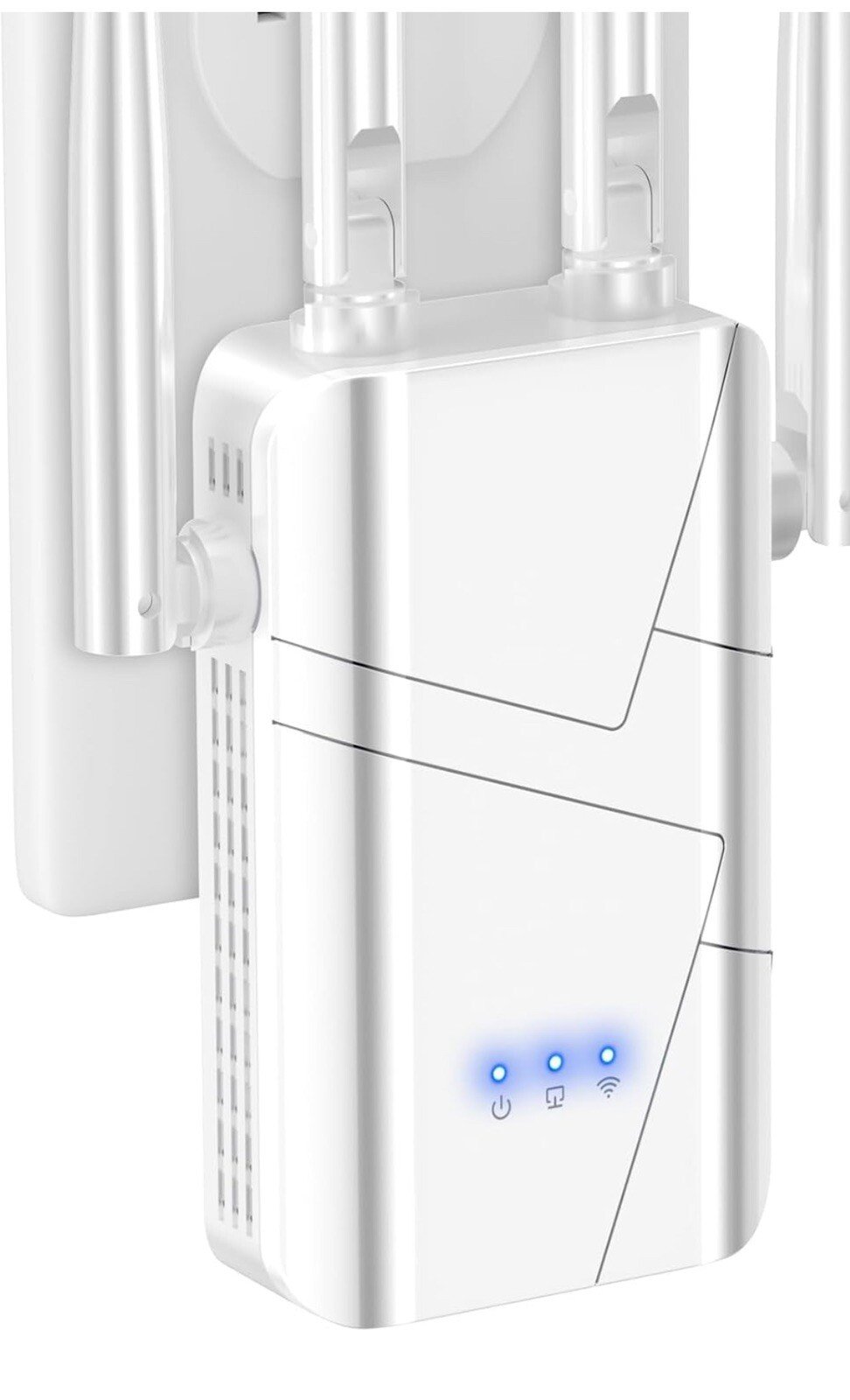 Baetaey WiFi Repeater 300Mbps WiFi Range Extender Long Range White Up 10000sqft