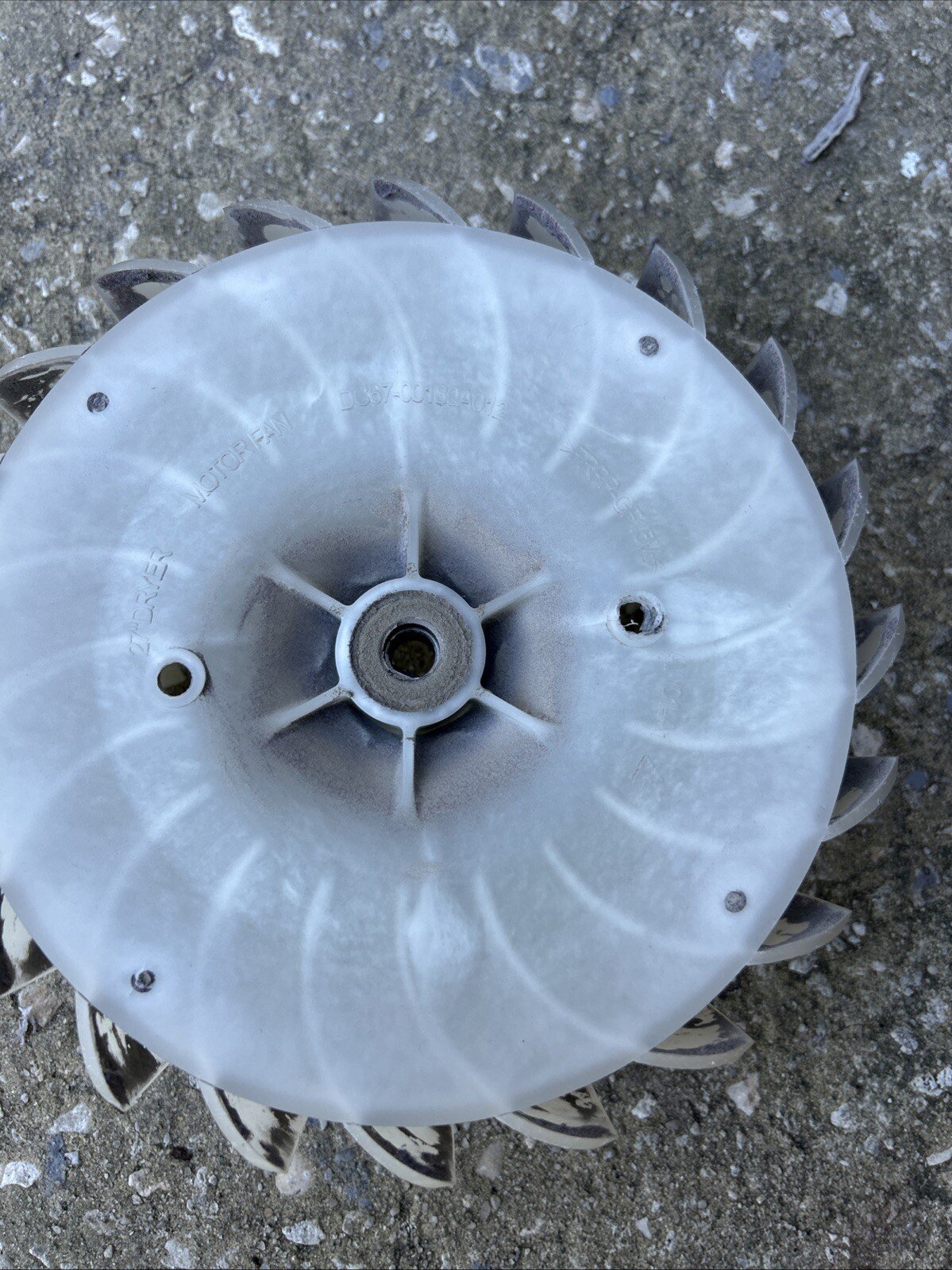 GENUINE SAMSUNG DRYER BLOWER MOTOR FAN USED DVE45R6100W/A3 - Image 3