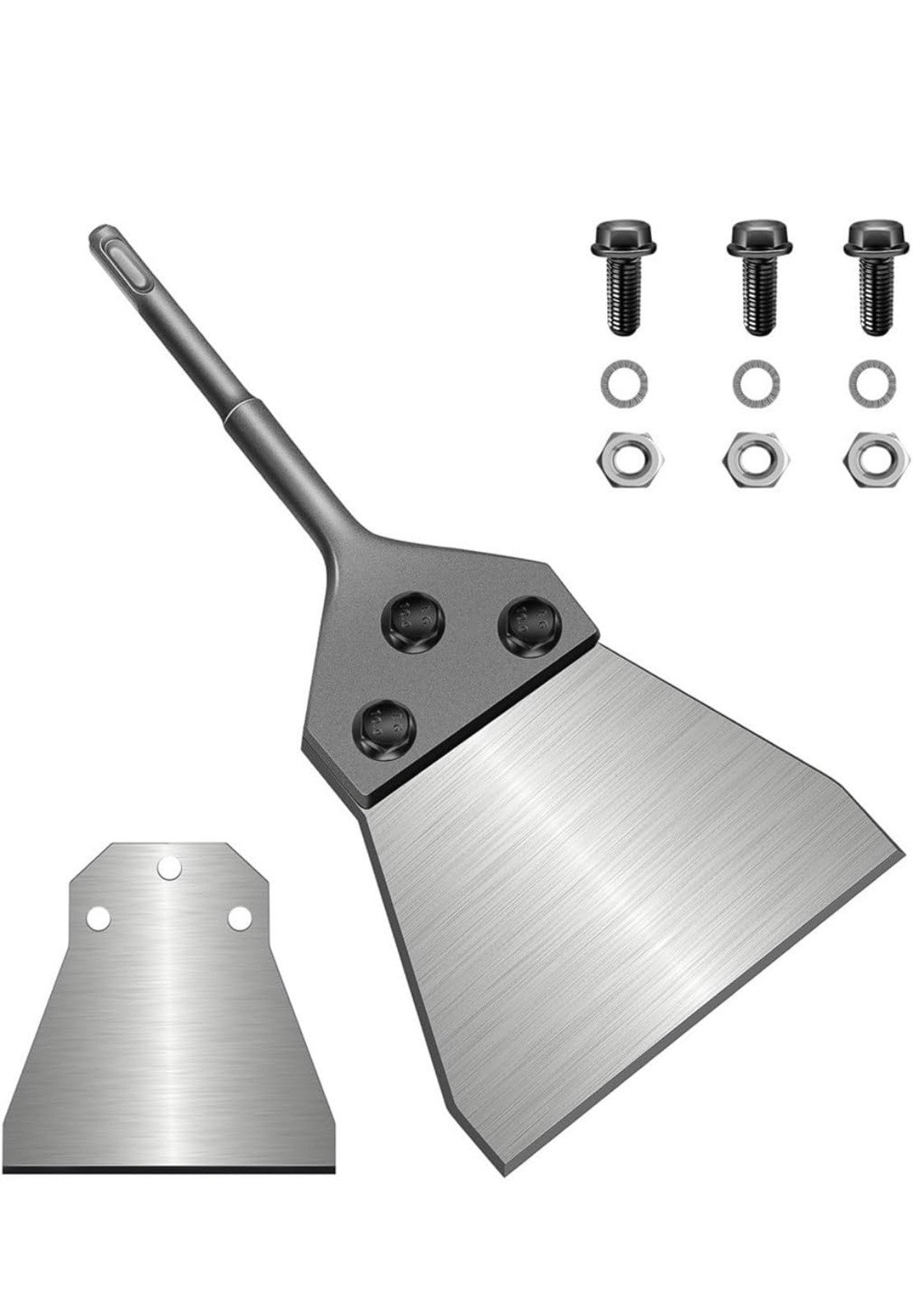 2 Blades Floor Scraper Kit 5 inch Removal Tool Wide Tile Flooring Adhesive