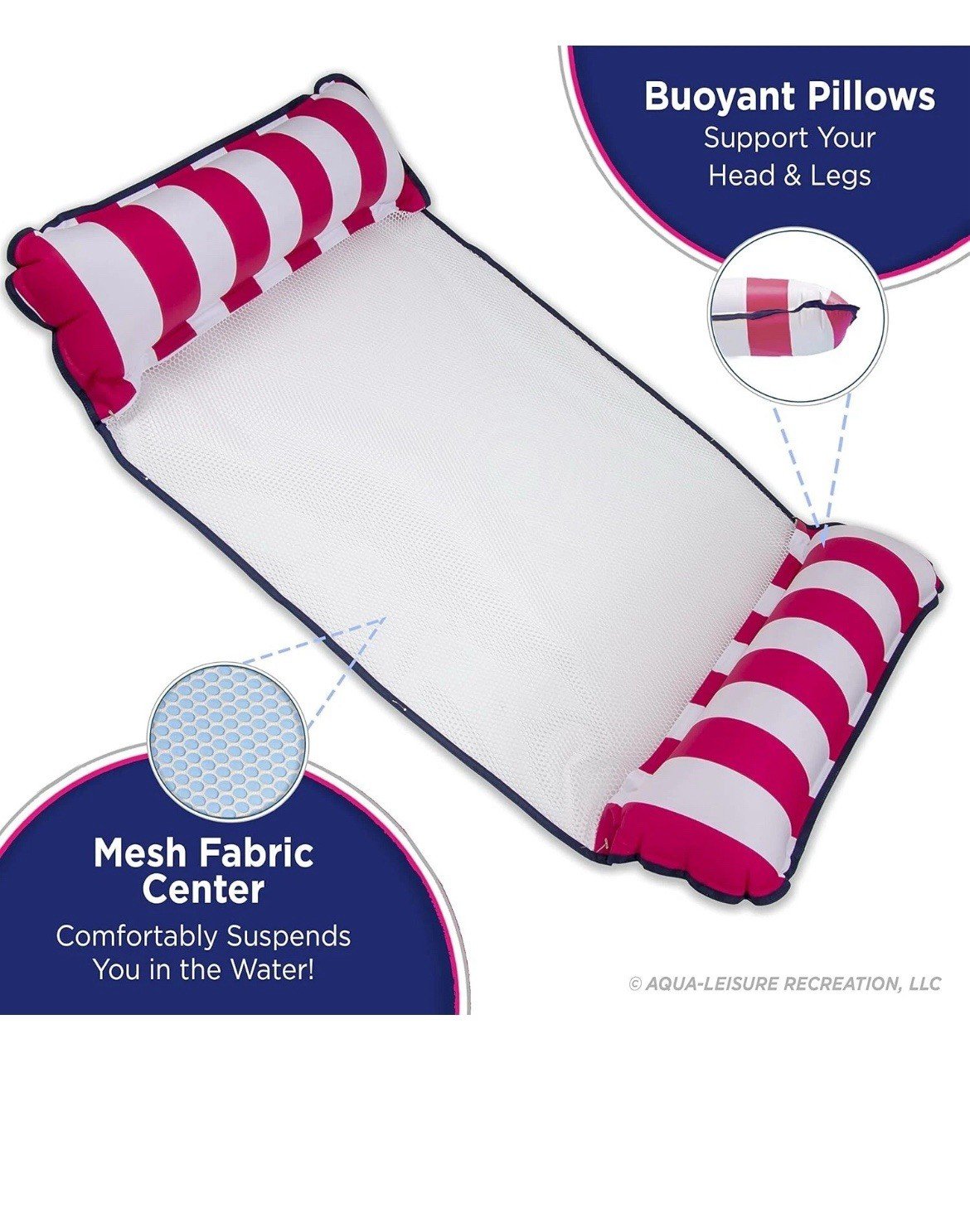 Versatile Aqua Pool Hammocks - Family-Friendly 4-in-1 Floating Designs - Image 4