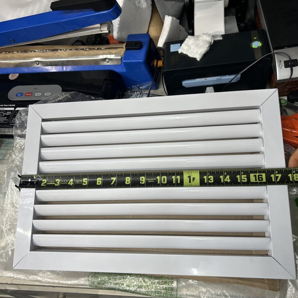 1Air Duct Register Vent Cover for Ceiling & Wall Opening 15 1/4X9 1/4 Aluminum