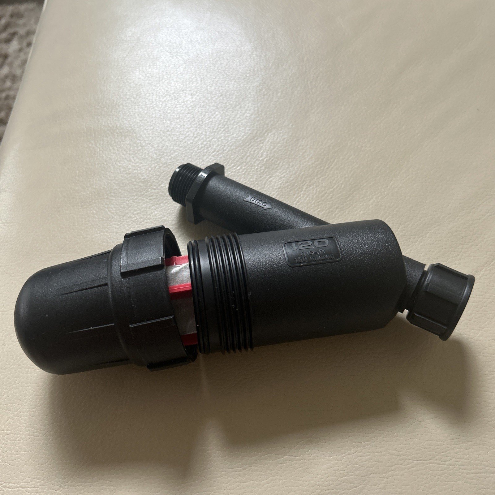 New 1 Inch Y Disc Filter - 120 Mesh - 13 GPM
