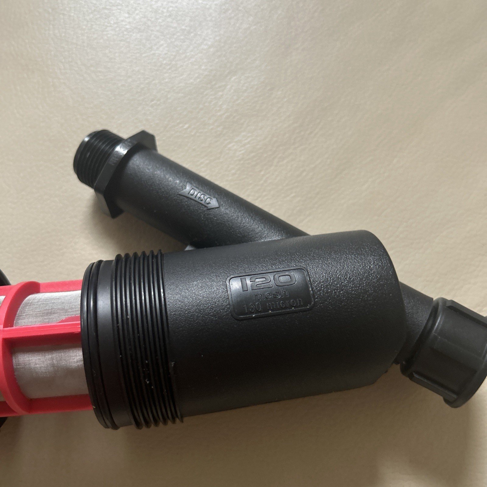 New 1 Inch Y Disc Filter - 120 Mesh - 13 GPM - Image 3